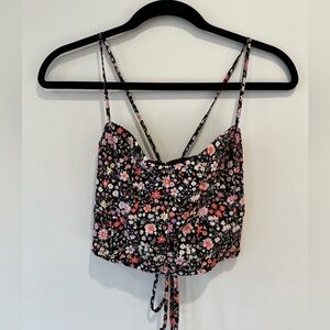 Floral Spaghetti Strap Top